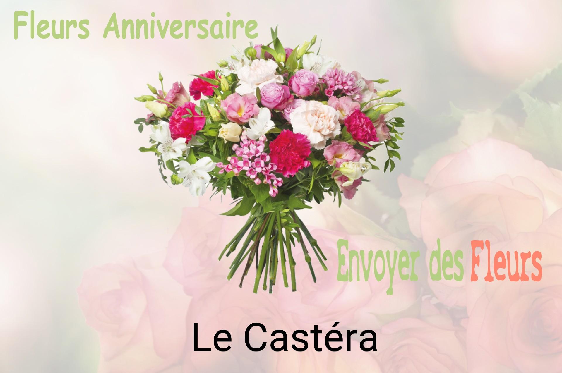Bouquet de fleurs d’anniversaire livré à Le Castéra